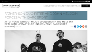 Father-son duo Peter and John Mel join forces with Darc Sport - darc sport cn tshirt manufacturer