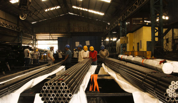 A relevant stock photo of seamless tubes supplier in a typical setting.