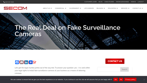 Fake Surveillance Cameras: Here's the real deal | Secom, LLC - dummy camera company