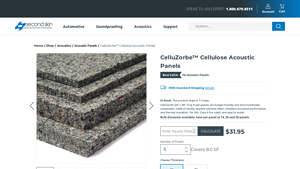 CelluZorbe™ Cellulose Acoustic Panels - Second Skin Audio - acoustic foam panels bulk