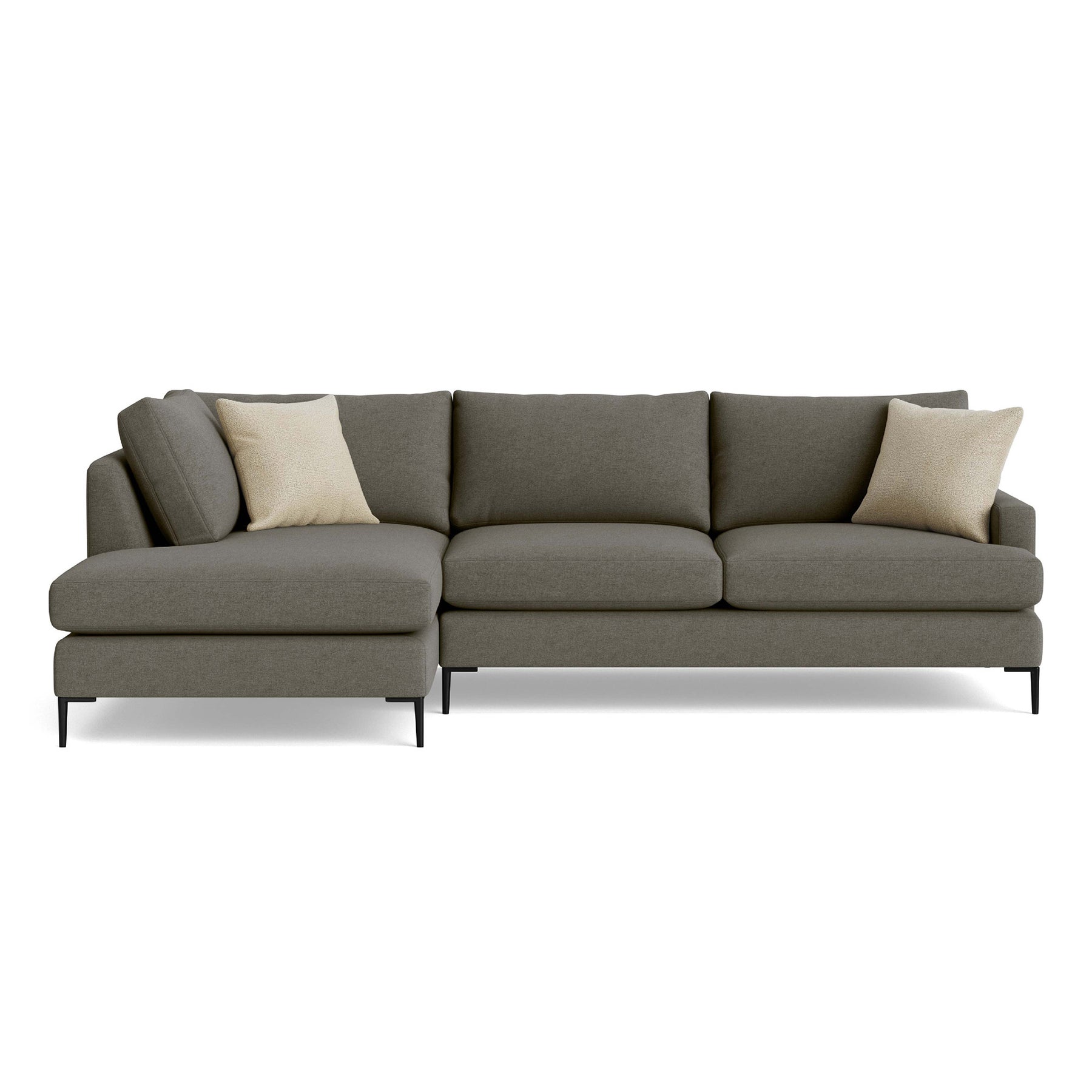 A relevant stock photo of sectional couch custom in a typical setting.