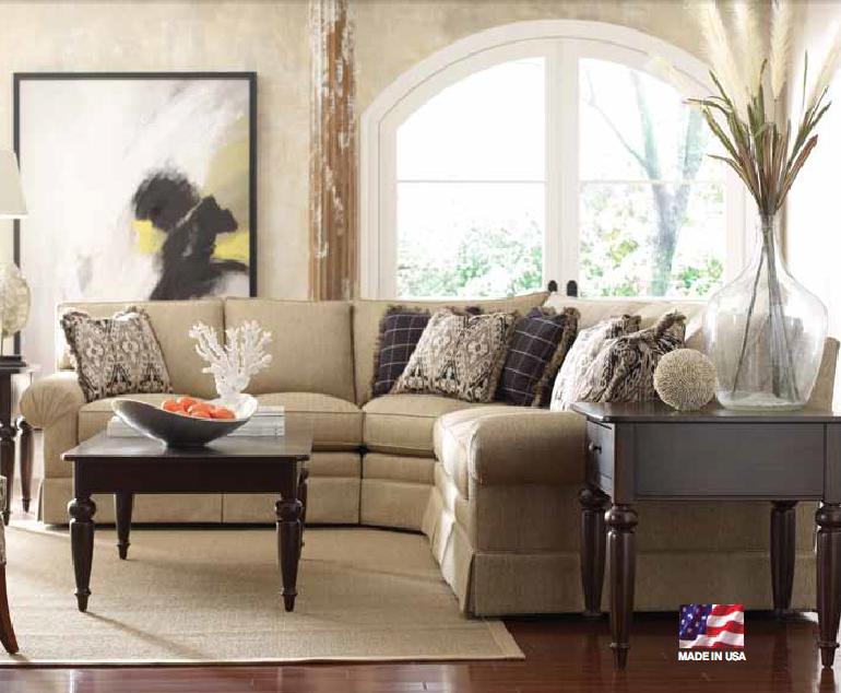 A relevant stock photo of sectional couch custom in a typical setting.