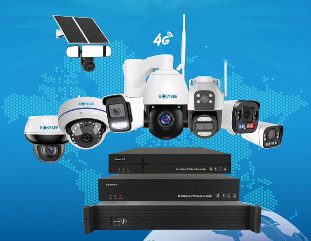 A relevant stock photo of security camera manufacturer in a typical setting.
