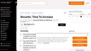 Novartis: Time To Increase (NYSE:NVS) | Seeking Alpha - kisqali manufacturer