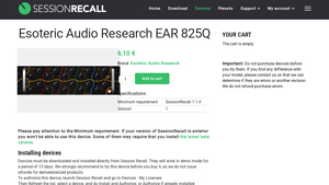 Esoteric Audio Research EAR 825Q - ear 825eq manufacturer
