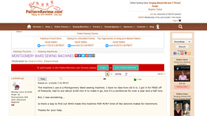 Montgomery Ward Sewing Machines - PatternReview.com - montgomery ward manufacturer