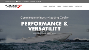 Fishing Boat Manufacturer Sarasota FL Strike Force 7 - boat manufacturer in florida