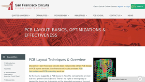 PCB Layout for Manufacturing (DFM) | San Francisco Circuits - pcb layout factory