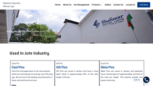 Pin Manufacturers in India - Shalimar Industries Limited - pin manufacturer