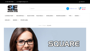 Square Wholesale Sunglasses & Reading Glasses - Shark Eyes, Inc. - square sunglasses bulk