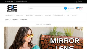 Mirror Lens - Shark Eyes, Inc. - mirrored sunglasses bulk