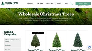 Wholesale Christmas Trees Supplier - Shatley Farms - small artificial christmas trees bulk