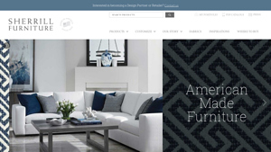 Sherrill Furniture: Furniture Company, USA Manufacturer - orange sofa factory