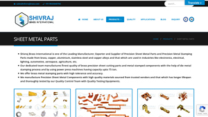 SHEET METAL PARTS - Top Stamped Metal Parts Manufacturer from India - stamping parts manufacturer