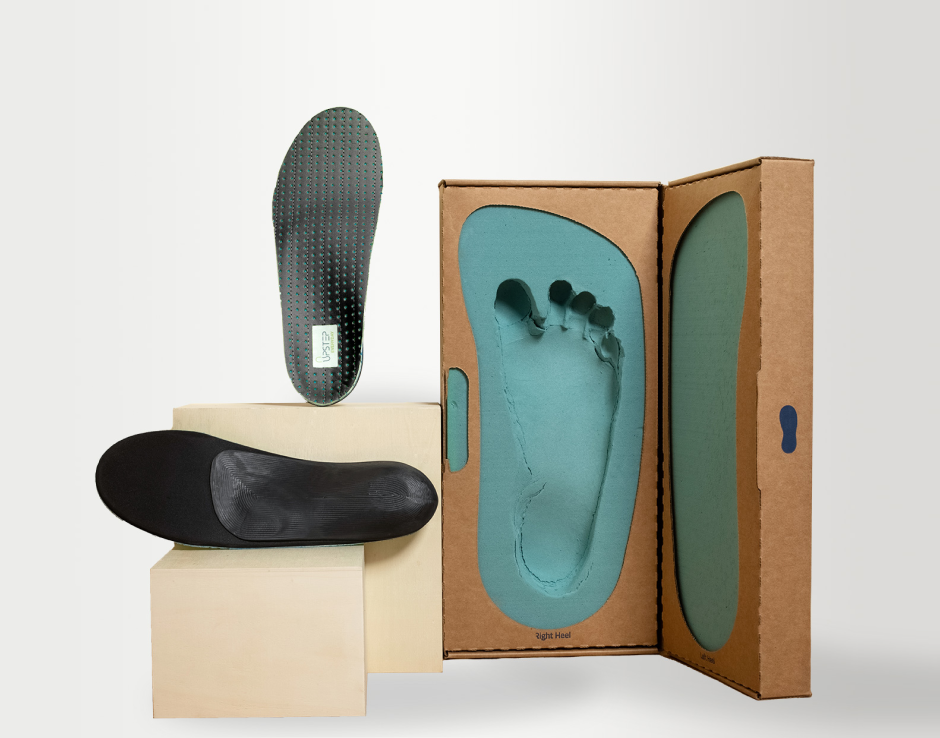 A relevant stock photo of shoe insoles custom in a typical setting.
