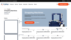 Strapping Machines for Secure Loads - Cyklop - strapping machine factory