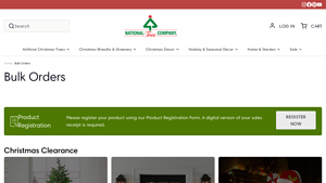 Bulk Orders - National Tree Company - small artificial christmas trees bulk