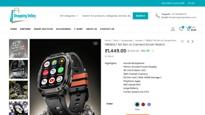 FIREBOLT 5G Sim or Camera Smart Watch - Shopping Velley - firebolt watch company