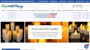 Event & LED Candles |Real Flame & LED - ShopWildThings - led candle bulk
