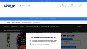 Buy Ambrane Crest Pro Smart Watch ✔️ 70% OFF - Shopy Vision - ambrane smart watch company