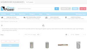 D - Shop by Size - Batteries - Shore Power, Inc. - d cell battery bulk