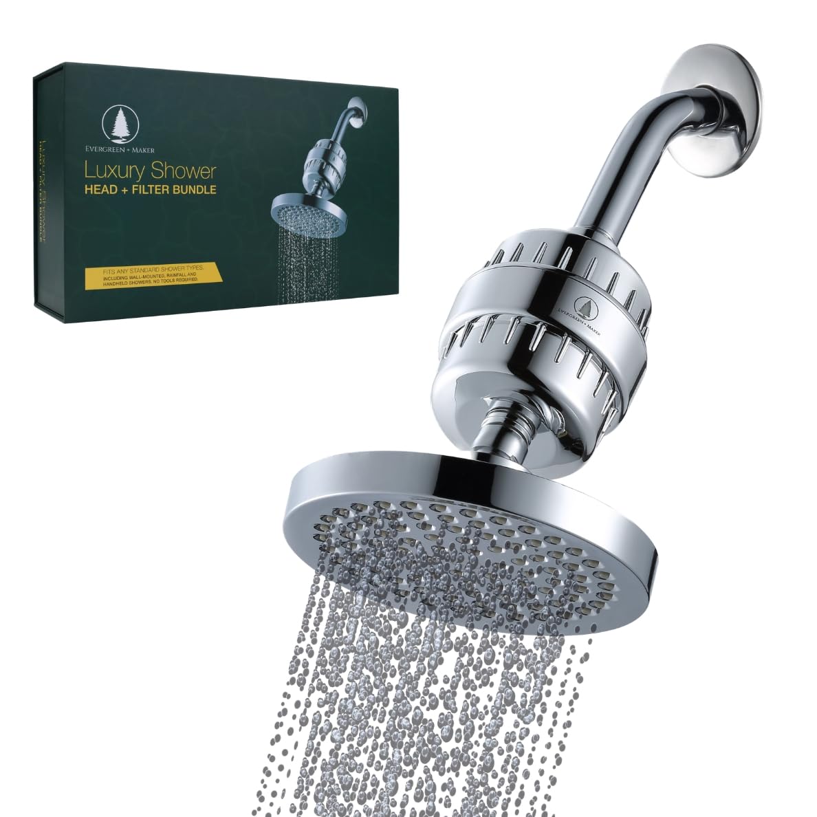 A relevant stock photo of shower head manufacturer in a typical setting.