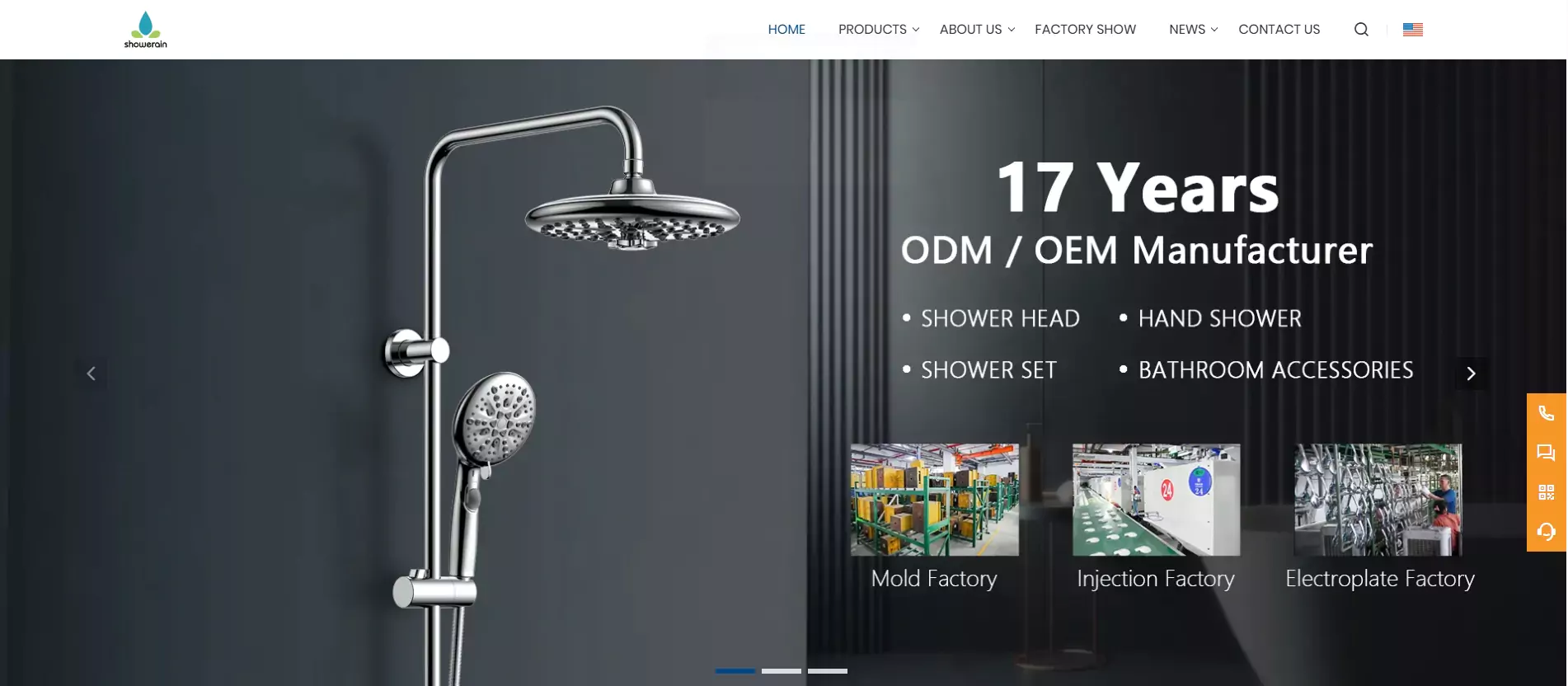 A relevant stock photo of shower manufacturer in a typical setting.