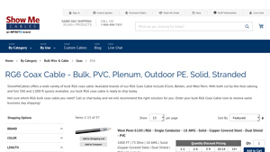 RG6 Coax Cable - Bulk, PVC, Plenum, Outdoor PE, Solid, Stranded ... - rg6 cable bulk