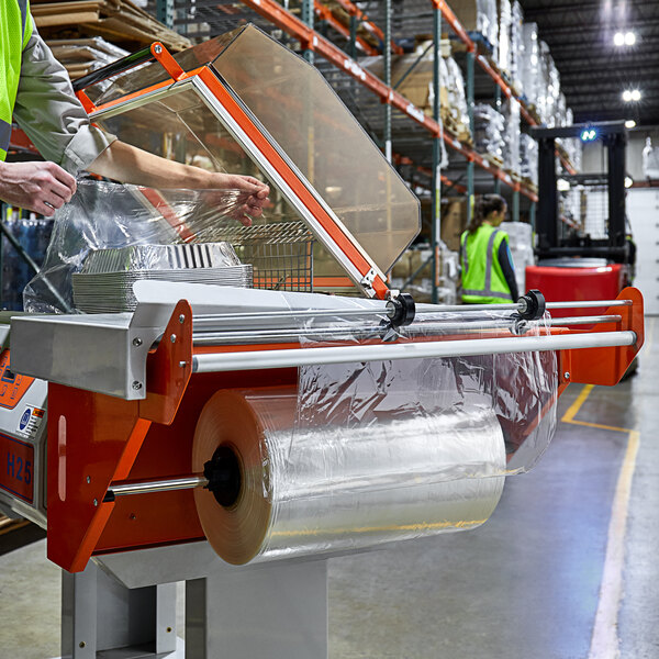 A relevant stock photo of shrink wrapping machine manufacturer in a typical setting.