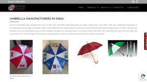 Umbrella Manufacturers In India - Shubhamm Inc - ubrelvy manufacturer