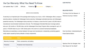Vw Car Warranty: What You Need To Know | ShunAuto - volkswagen manufacturer warranty