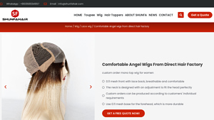 Comfortable Angel wigs from direct hair factory - synthetic hair factory