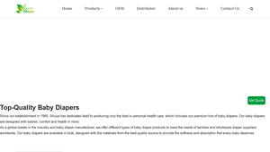 Diaper Manufacturer & Top Diaper Manufacturing Company - Shuya - baby diaper manufacturer