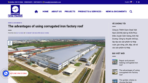 The advantages of using corrugated iron factory roof - Siam Steel - corrugated iron factory