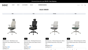 Bulk Order - SIDIZ chairs - chair bulk