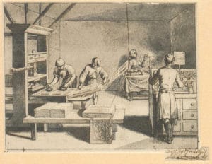 A relevant stock photo of silk printing china in a typical setting.
