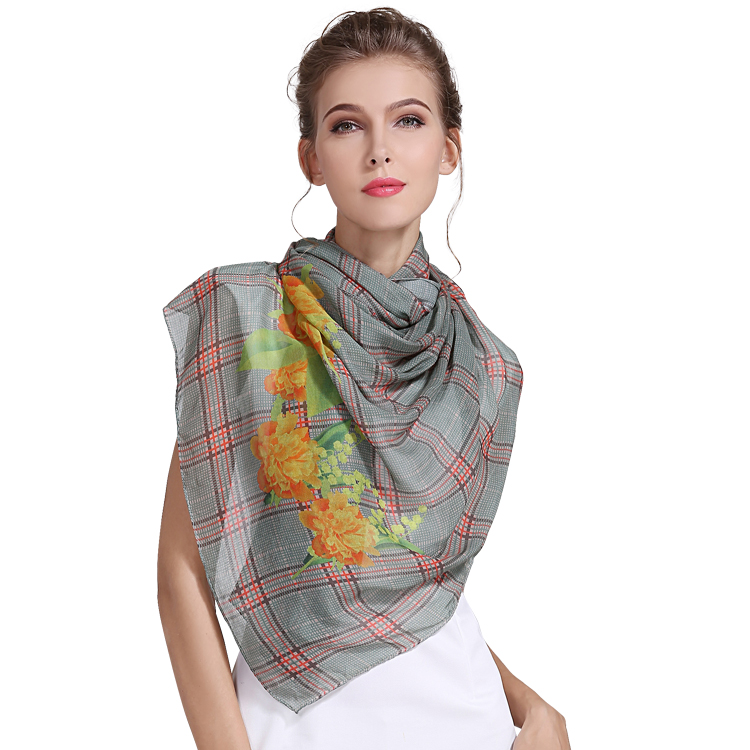 A relevant stock photo of silk scarf supplier in a typical setting.