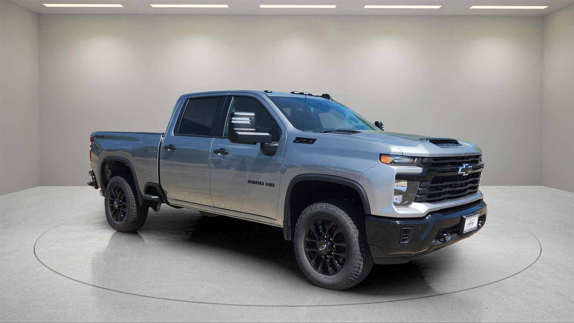 A relevant stock photo of silverado 2500 custom in a typical setting.