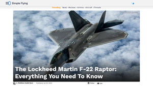 The Lockheed Martin F-22 Raptor: Everything You Need To Know - f22 manufacturer