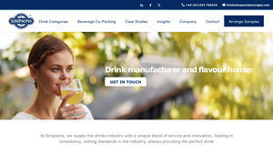 Drink Manufacturer | Flavour House | Simpsons Beverages - drink manufacturer