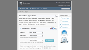 Oppo SIM Network Unlock Codes - Carrier Unlocking - oppo device manufacturer