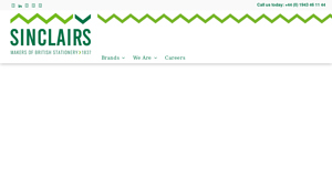 Sinclairs, Paper Stationery Manufacturer, Otley, Yorkshire - stationery manufacturer