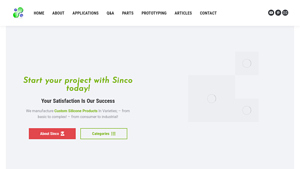 SincoSilicone - Custom Silicone Manufacturer - silicone manufacturer