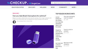 Can you take Breztri Aerosphere for asthma? - SingleCare - breztri manufacturer