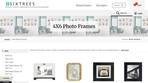 4X6 Picture Frames | Four By Six Inch Photos To Frame - Sixtrees - 4x6 photo frame bulk