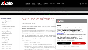 Manufacturing - Skate One - skate deck manufacturer