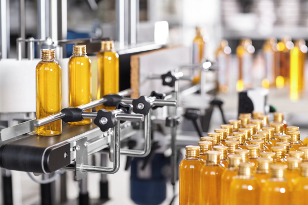 A relevant stock photo of skin care manufacturer in a typical setting.