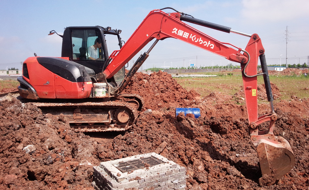 A relevant stock photo of small excavator china in a typical setting.
