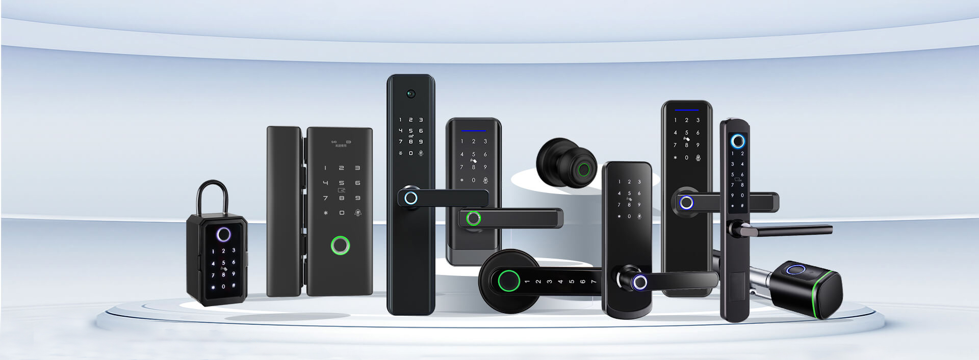 A relevant stock photo of smart lock manufacturer in a typical setting.