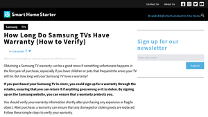 How Long Do Samsung TVs Have Warranty (How to Verify) - samsung tv manufacturer warranty